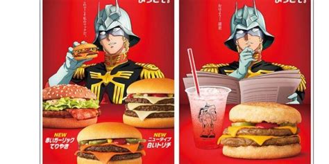 Char Aznable From ‘Mobile Suit Gundam’ Helps McDonald’s To .